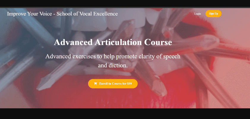 Darren McStay – Advanced Articulation Course