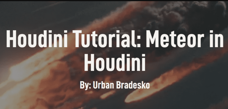 Rebelway – Houdini Tutorial: Meteor in Houdini