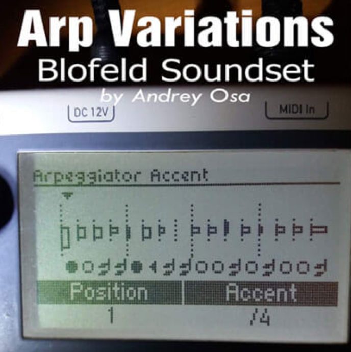 Waldorf Blofeld Soundset Arp Variations