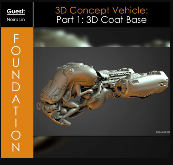 Foundation Patreon – 3D Concept Vehicle – Part 1 with Norris Lin