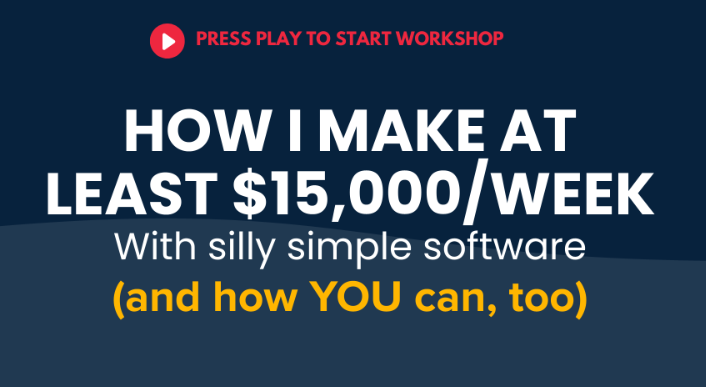 Secret Marketer – How I make $15K+ per week with Simple Software!