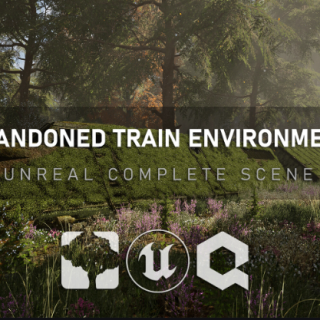 ArtStation – Unreal Complete Scene: Abandoned Train