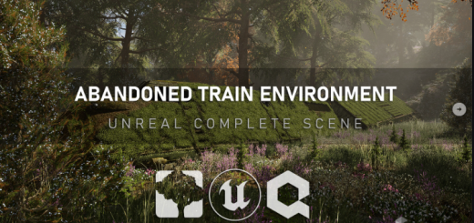 ArtStation – Unreal Complete Scene: Abandoned Train