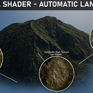 Artstation – Unreal Shader – Procedural Automatic Landscape