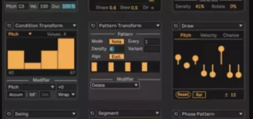 MIDI Tools Volume One by Philip Meyer (Max for Live Device)