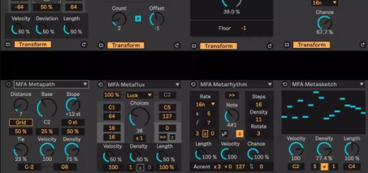 Manifest Audio MIDI Toolset 001 (Max for Live Device)