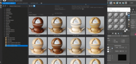 SIGERSHADERS Siger Studio XS Material Presets Studio 6.5.0 for 3ds Max 2020 – 2025