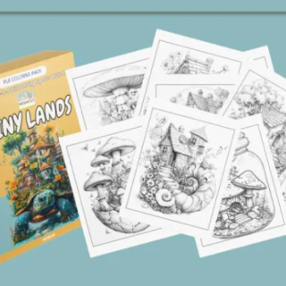 Delve Into 500+ Exquisite (Tiny Lands) Coloring Pages Designed For Adults And Teens!