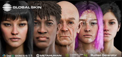 Globalskin – Ultimate Skin Shader v1.0.1 for Blender