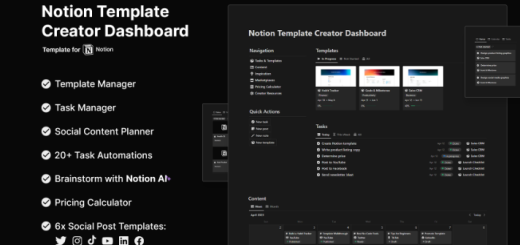 Matt Bio – Notion Template Creator Dashboard