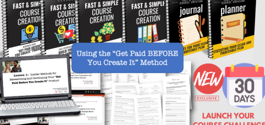 Fast and Simple Course Creation with the Power of Easy to Create Printables