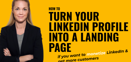 Hanna Larsson – How To Turn Your LinkedIn Profile Into a Landing Page