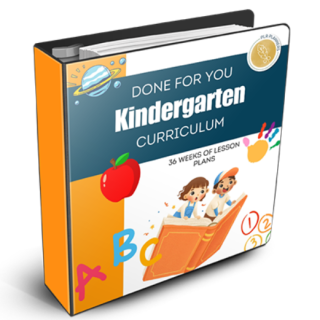 PLR Planners – Done-for-you Kindergarten Curriculum Print PLR