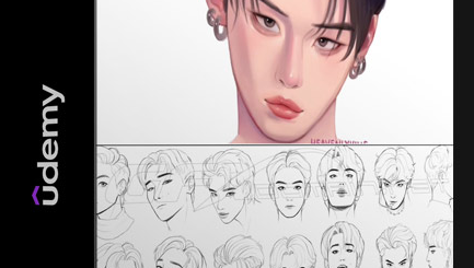 Udemy – The Ultimate Art Course: K-POP Faces (Male Idols)