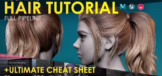 Real-Time Hair Tutorial by xeoxun