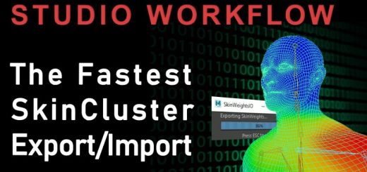 CGCircuit – The Fastest SkinCluster Export/Import [Maya]