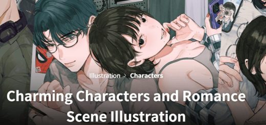 Coloso – Charming Characters and Romance Scene Illustration