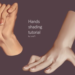 Gumroad – Aleriia_V – Tutorial – how I shade hands