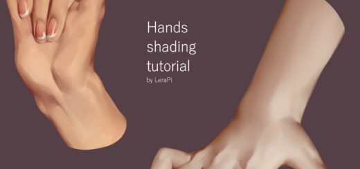 Gumroad – Aleriia_V – Tutorial – how I shade hands