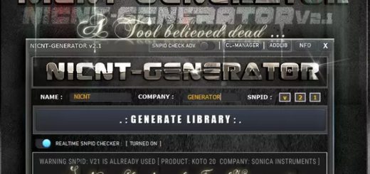 Native Instruments Nicnt-Generator v2.1